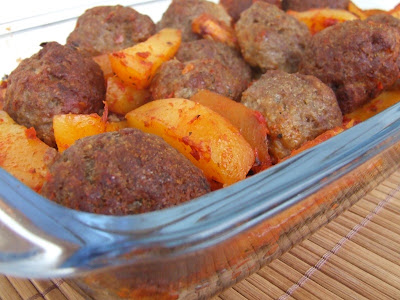 Poşette Köfte Patates-Kevgir tarifi