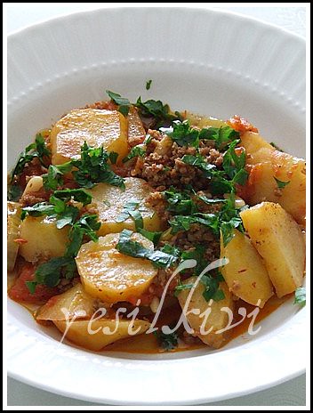 Kıymalı Patates Kebabı tarifi