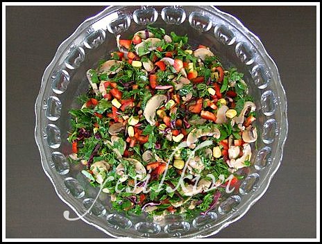 Mantar Salatası tarifi