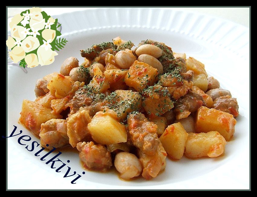 Etli Barbunya tarifi