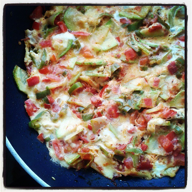 Sebzeli Omlet tarifi